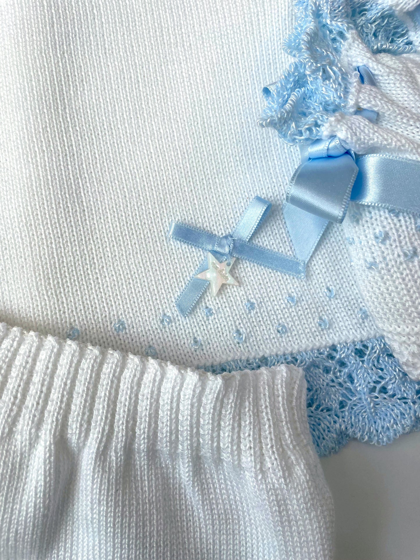 conjunto tejido para bebe