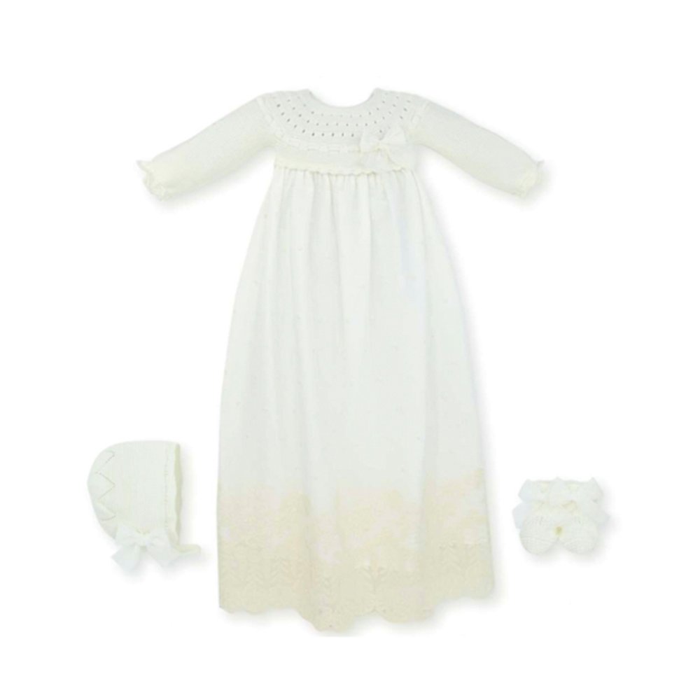conjunto crudo bautizo para bebe