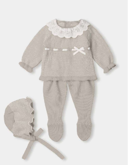 jersey, polaina y gorro nuez