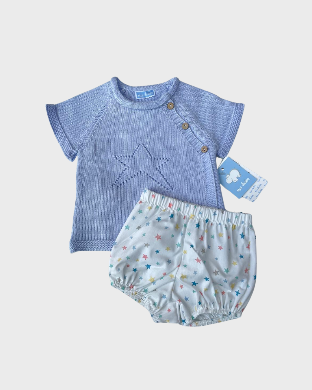 set punto, camiseta y calzón