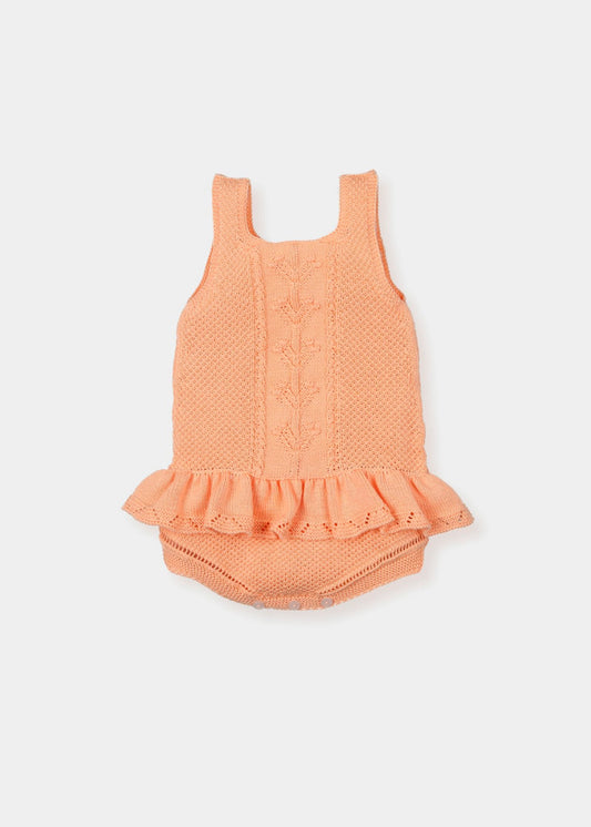 set punto, corte español, color mandarina