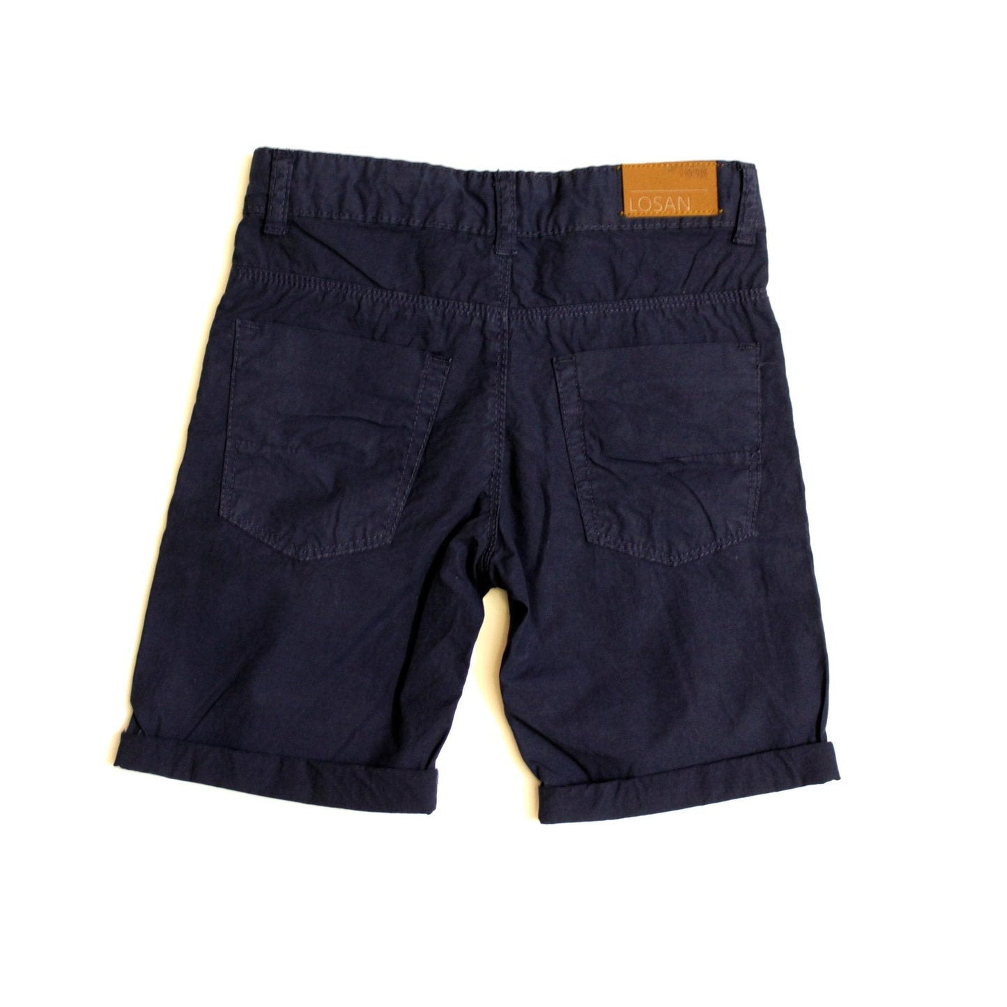 bermuda azul marino, para niño
