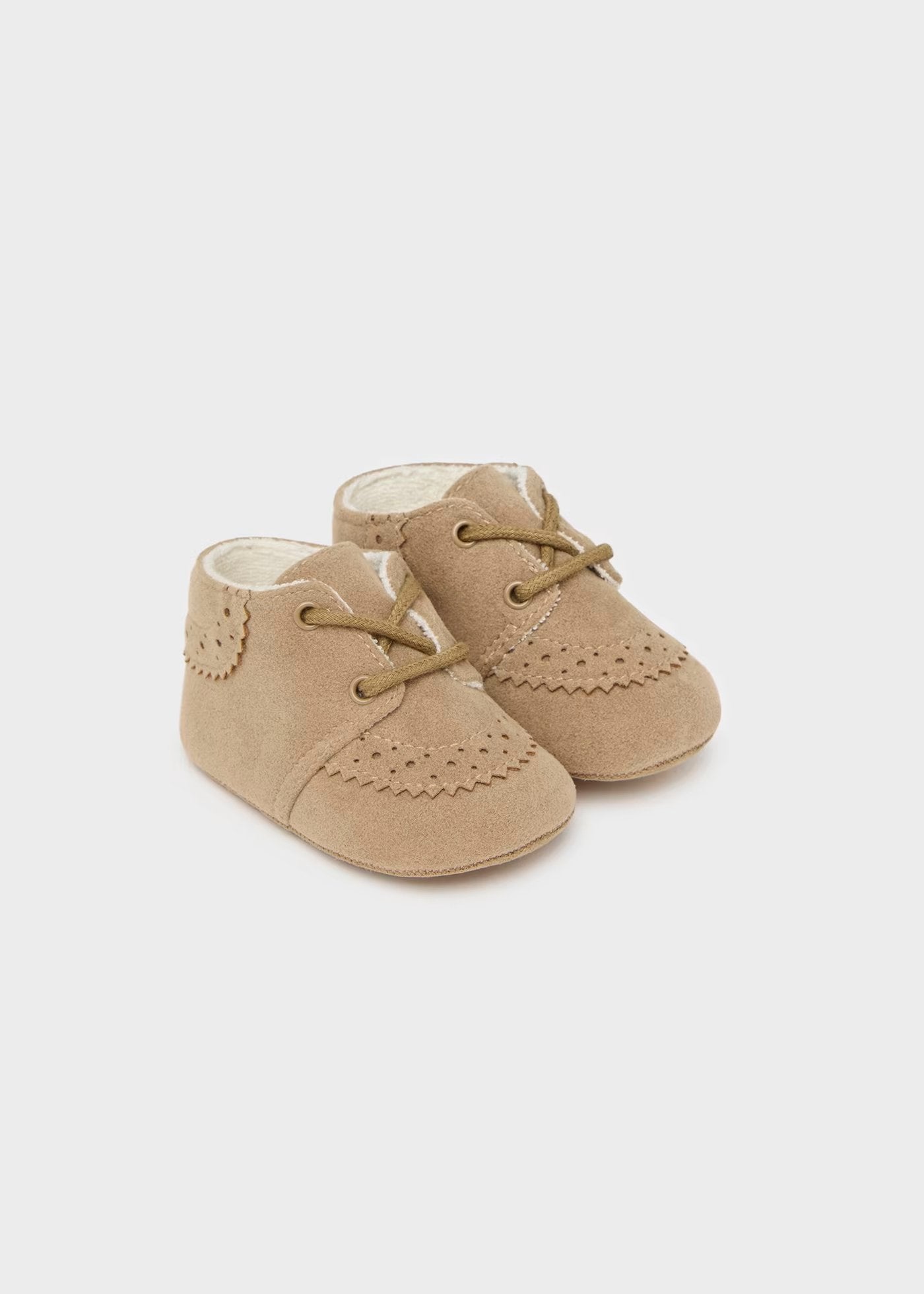 botin vestir color beige obscuro para recien nacido, mayoral