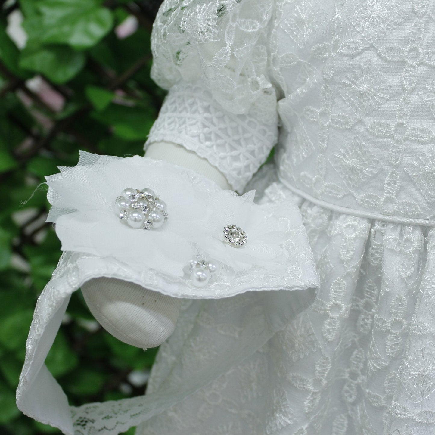 ropon color blanco para niña