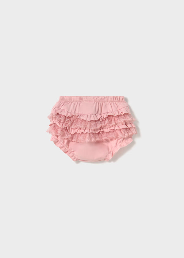 Calzón con olan, rosa baby
