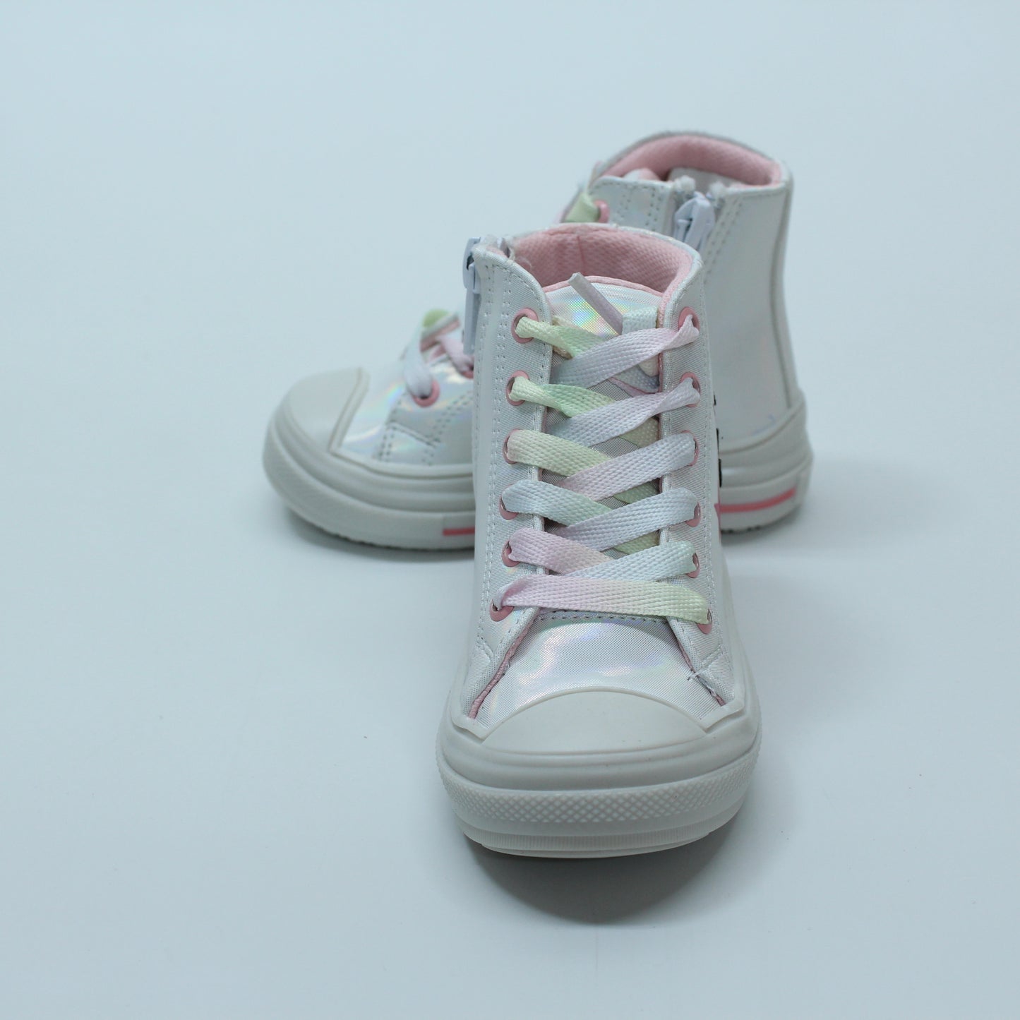 Zapato teni, blanco tornasol, unicornio