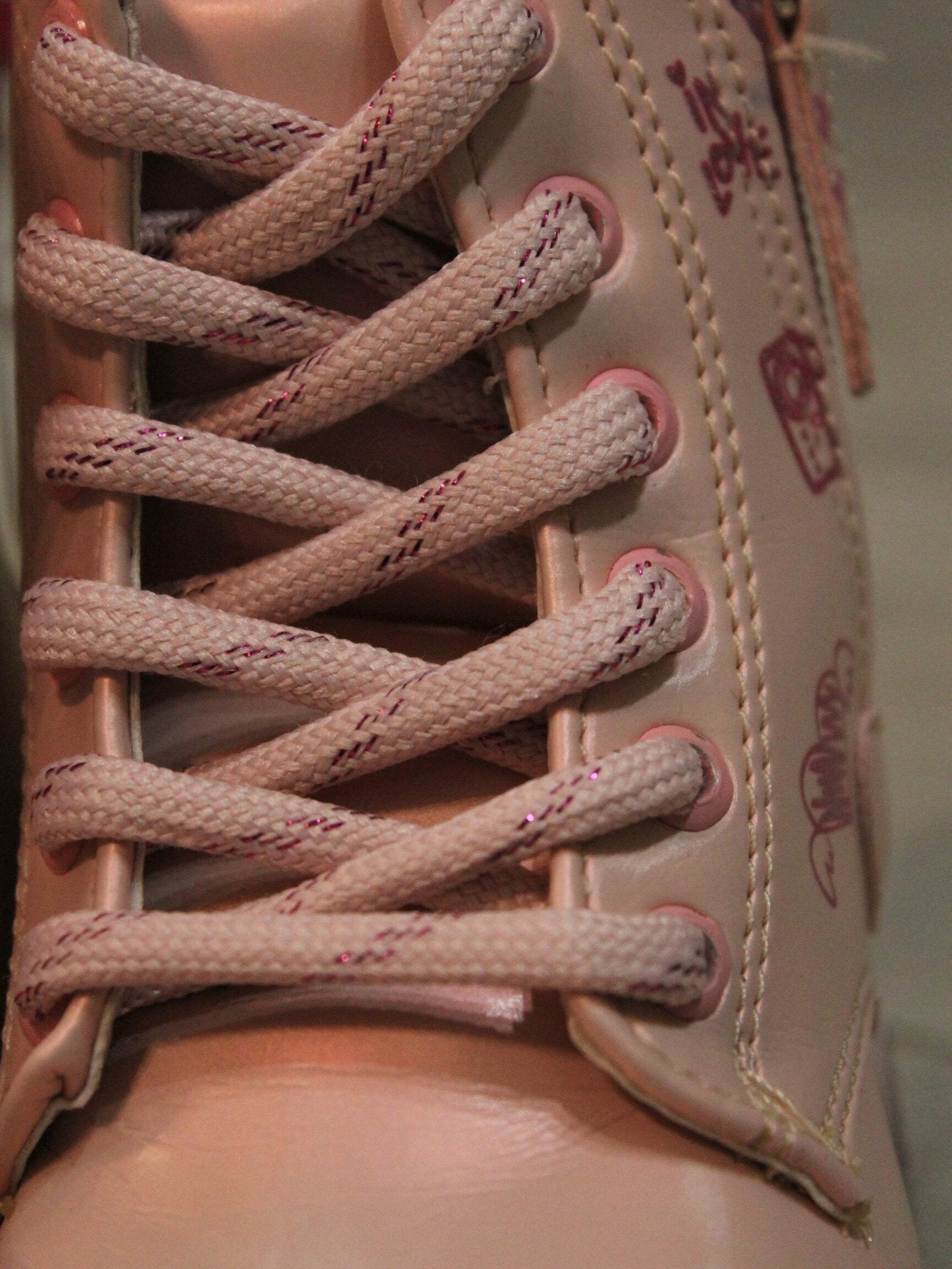 botin rosa nacarado, xoxo