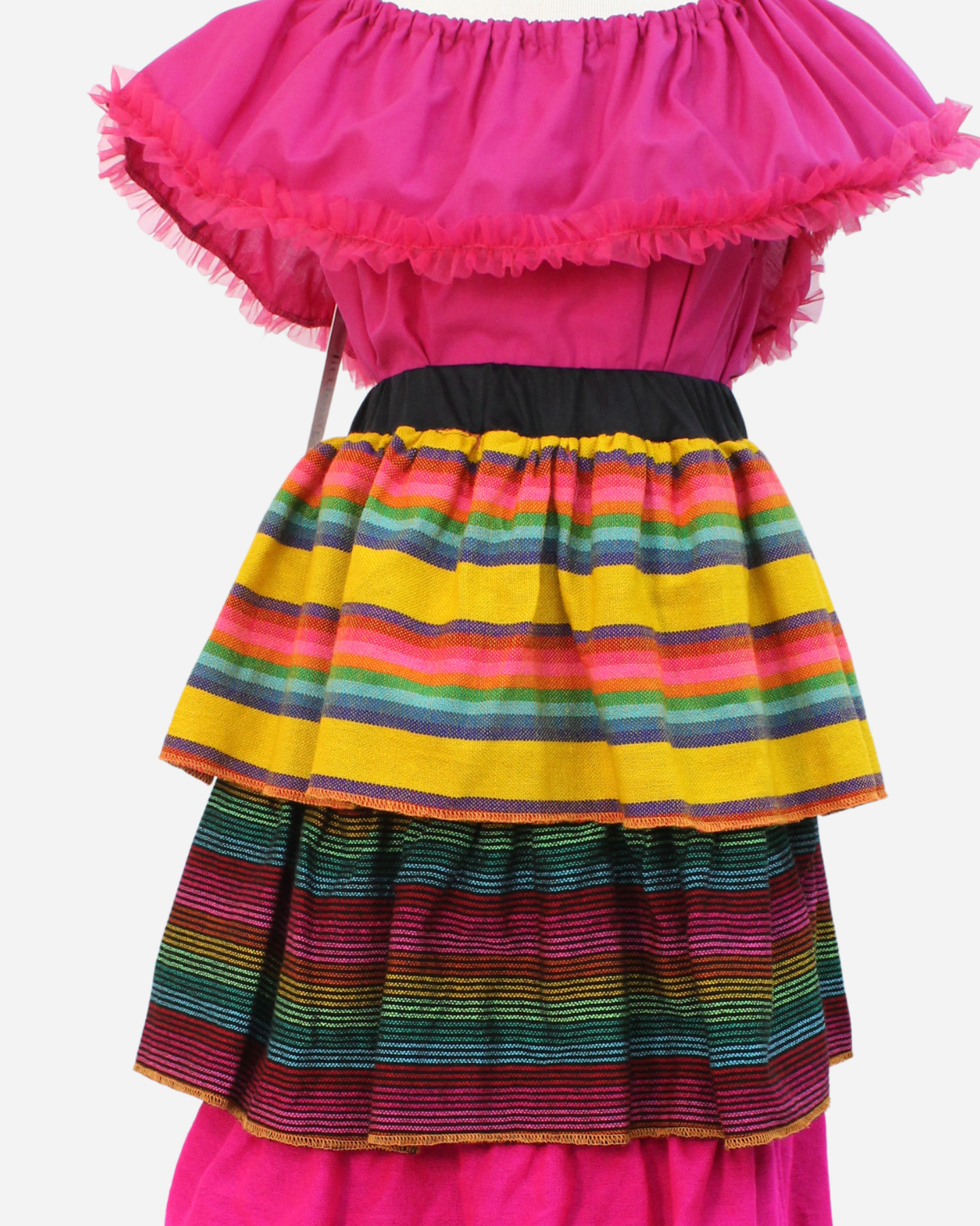 SET CATRINA BLUSA CAMPESINA Y FALDA MOTIVOS DIA DE MUERTOS
