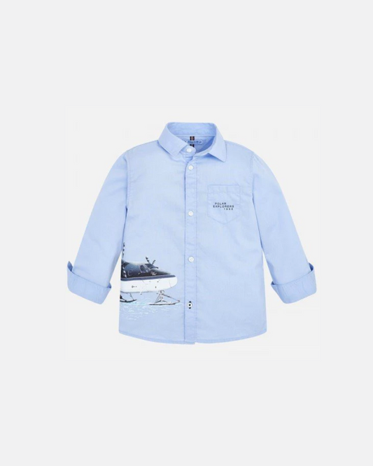 camisa mayoral azul polar explorers