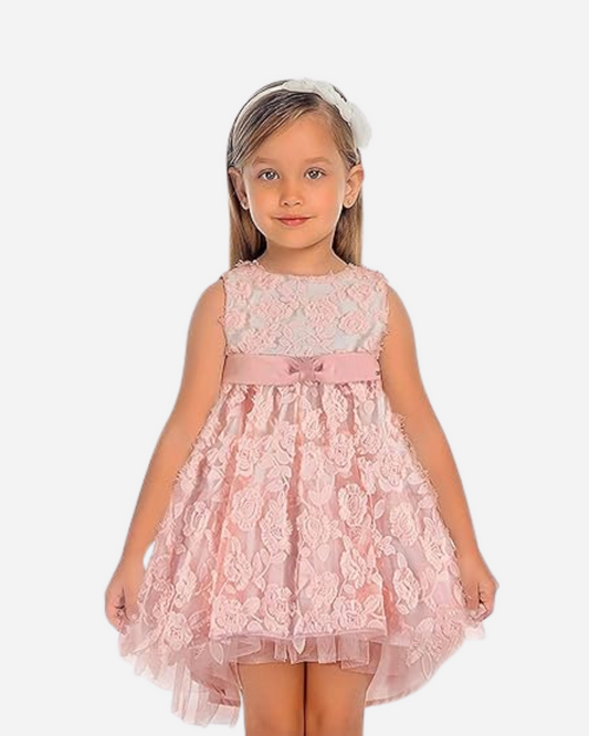 vestido mayoral talla 3, color rosa