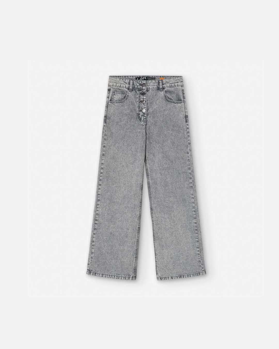 Pantalon ancho color gris