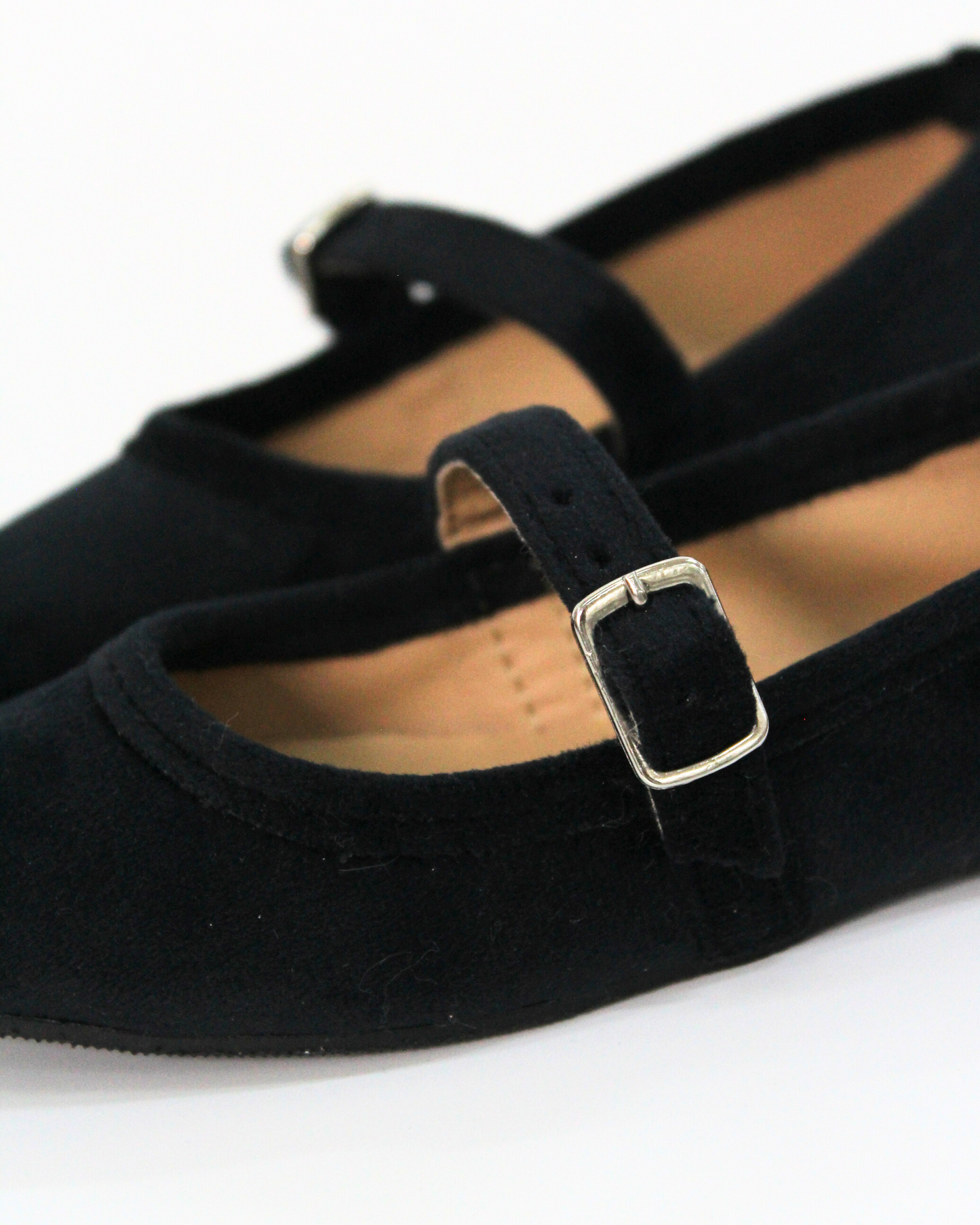 Zapato terciopelo punta cuadrada