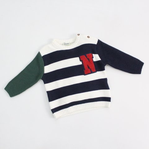 set suéter tejido con pantalón jogger color verde