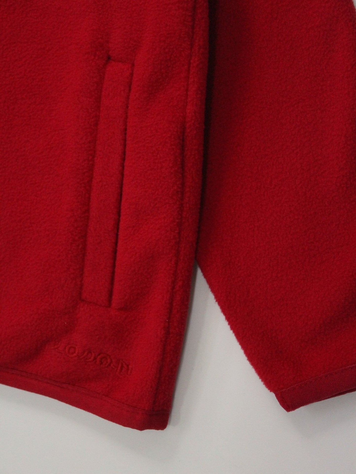 jacket polar dark red