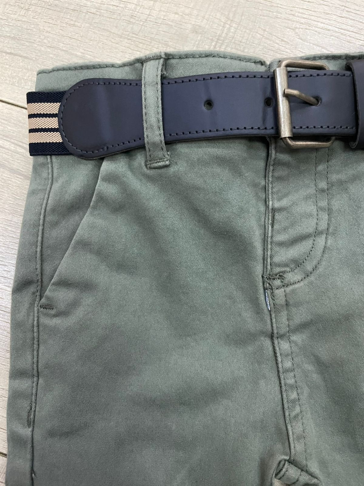 pants twill dark green