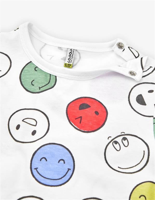 set overal flece denim blue, camiseta magna larga, bebé