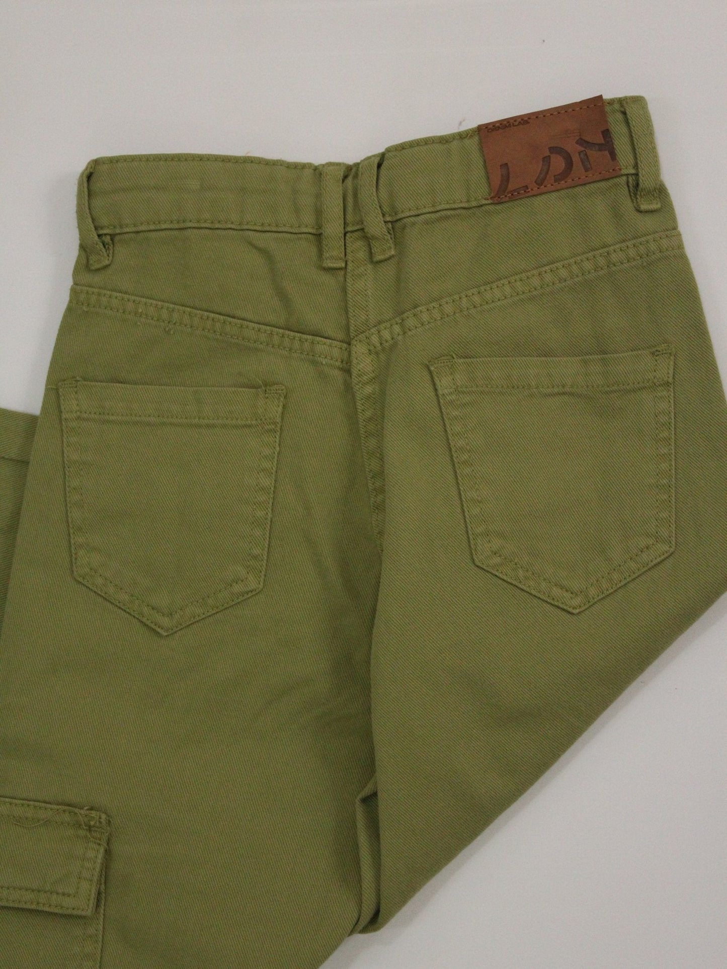 pantalón cargo, verde