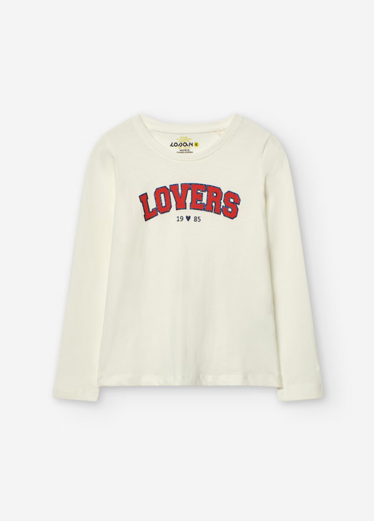 camiseta manga larga, niña lovers
