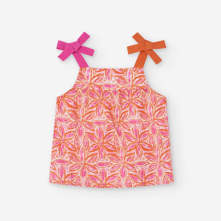 Set colores, blusa y pantalón rosa