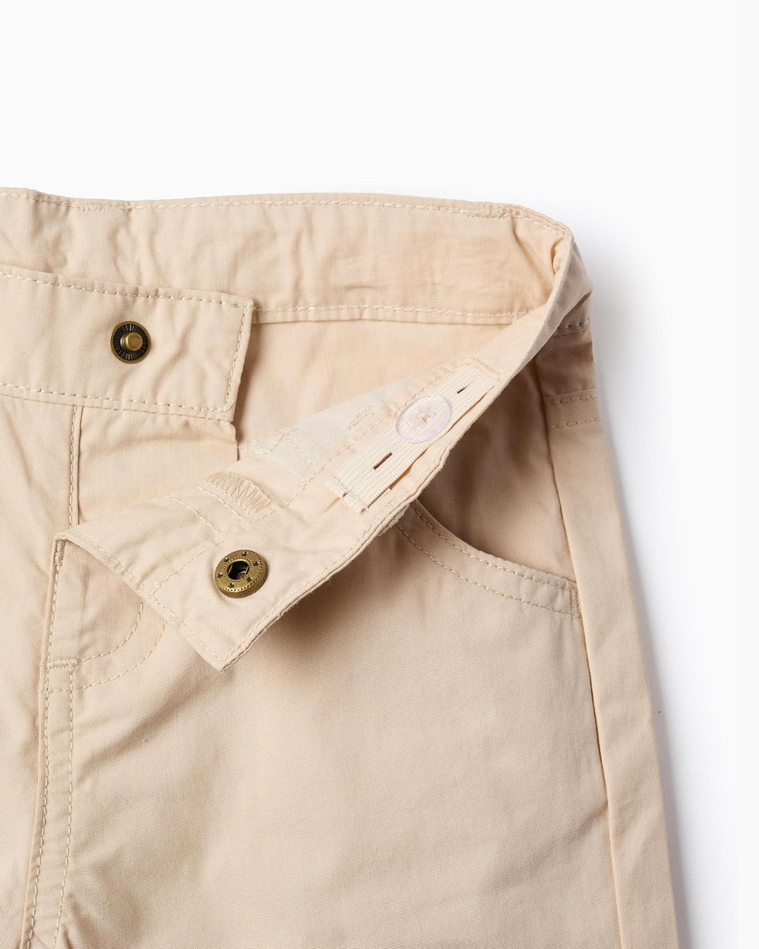 Conjunto Camisa + Camiseta + Bermuda para Bebé Niño 'Sardinhas', Azul/Beige