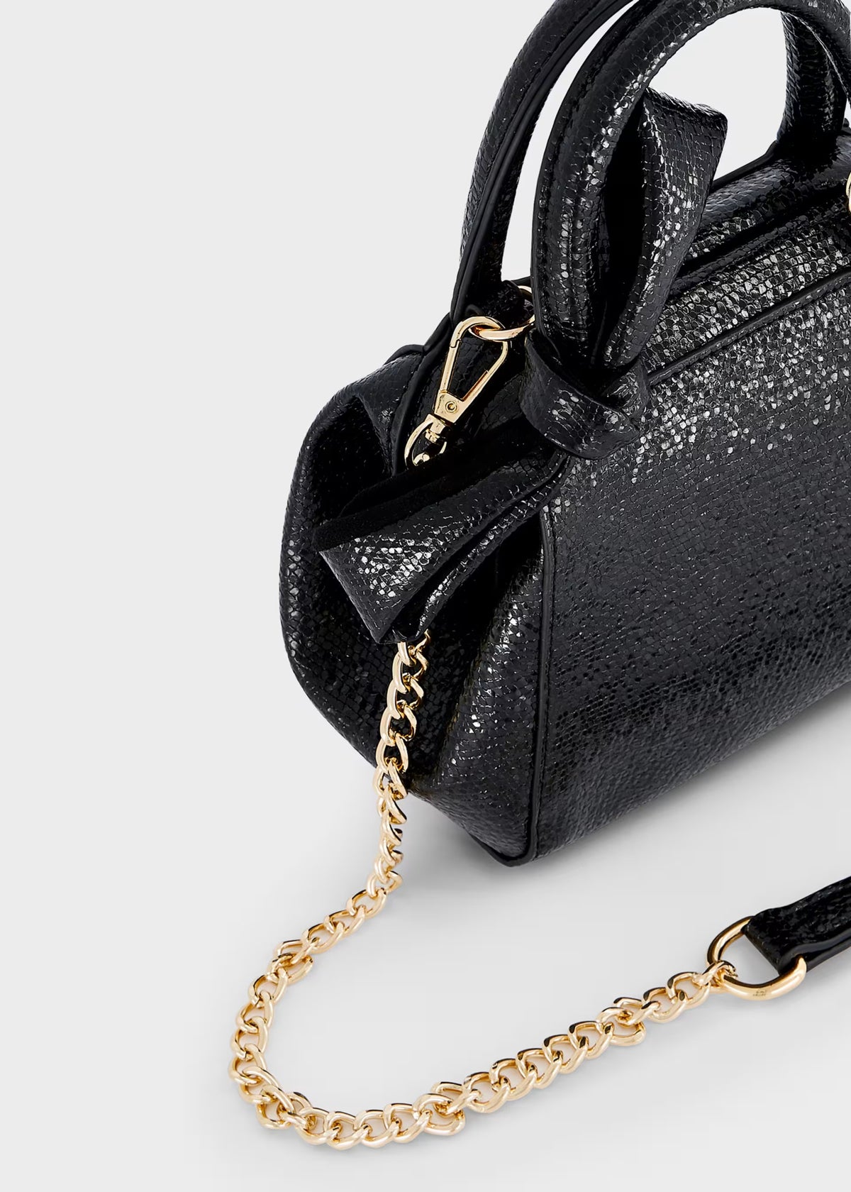 Bolso negro con lazo niña Abel&lula