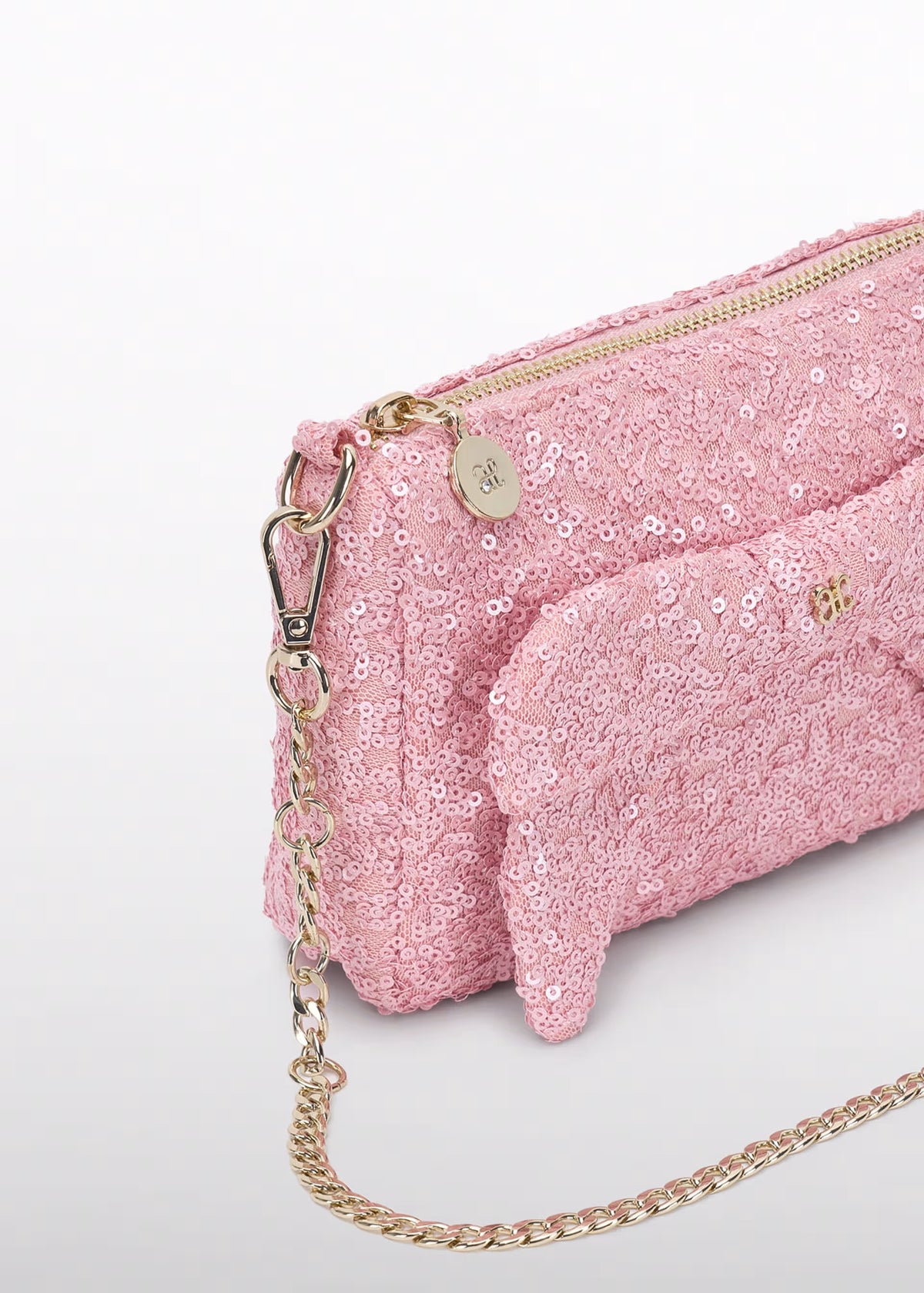 Bolso lentejuela pétalo moño niña Abel&lula
