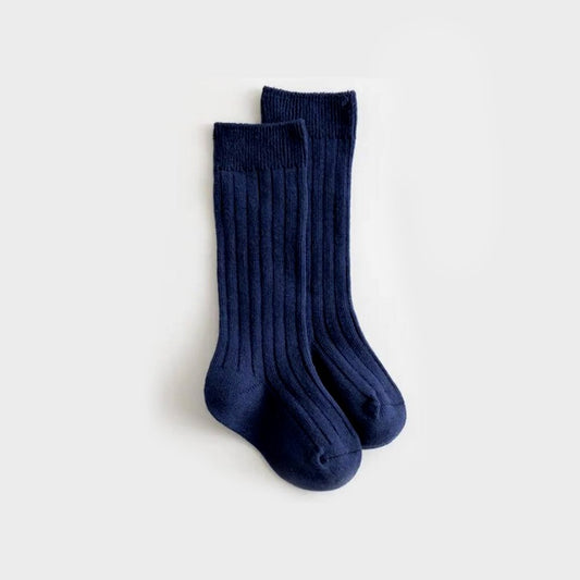 calcetín escolar azul marino para niño