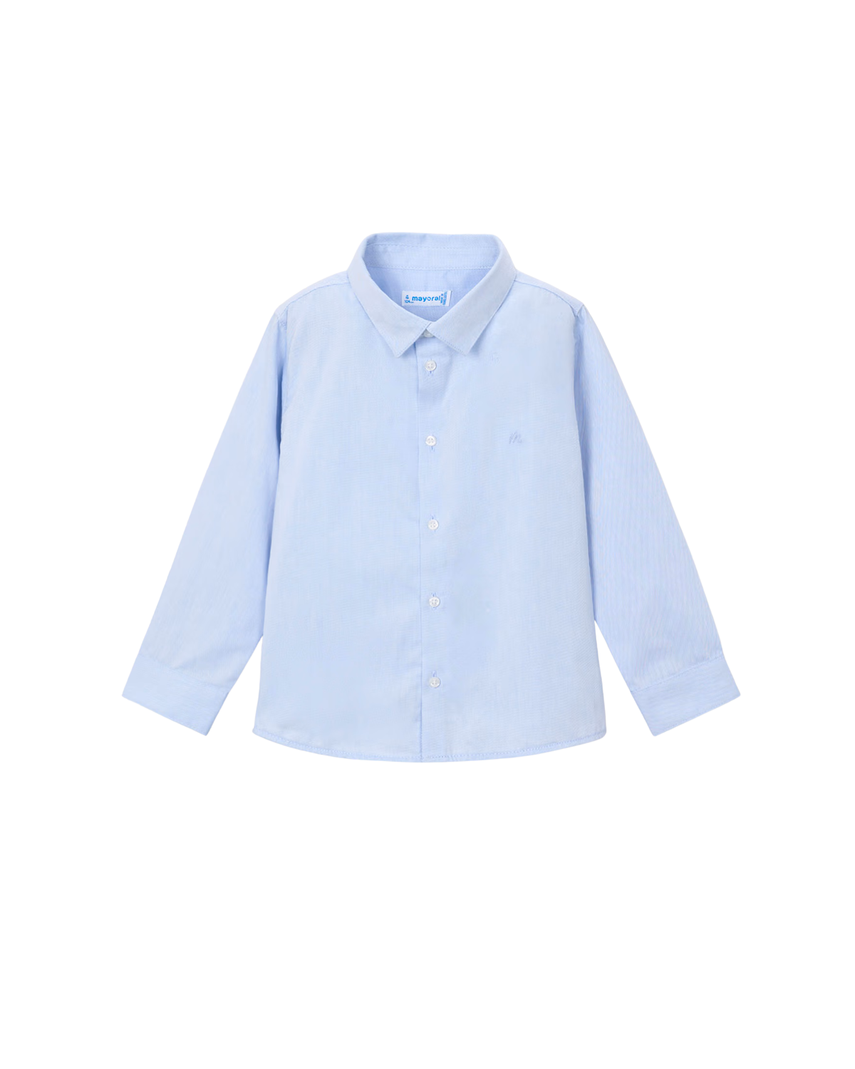 Camisa manga larga color azul mayoral