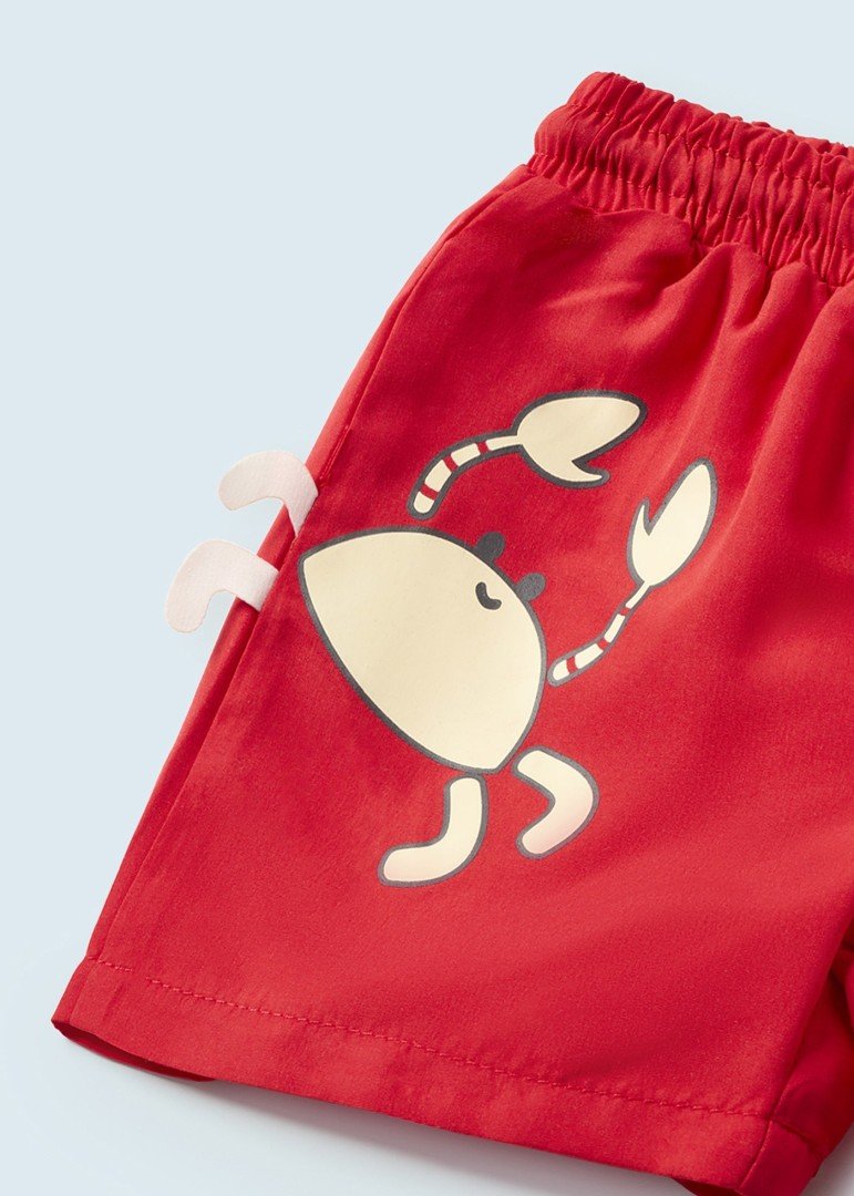 traje de baño y gorro cangrejo