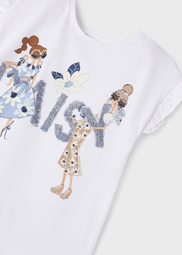 conjunto 2 piezas con legging denim