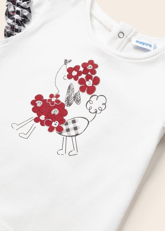 conjunto 2 piezas estampado cuadros