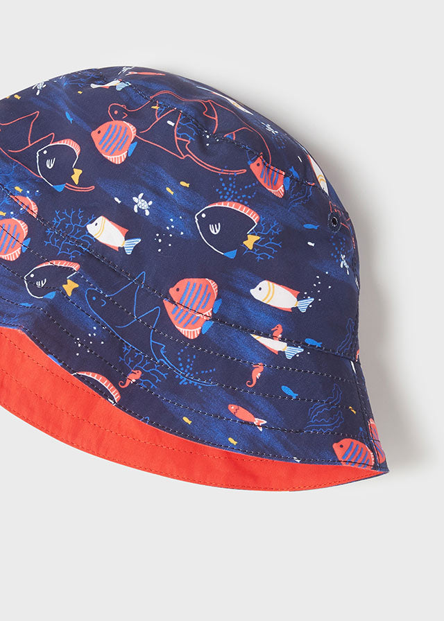 Conjunto Short Traje de Baño y Gorro Doble Cara