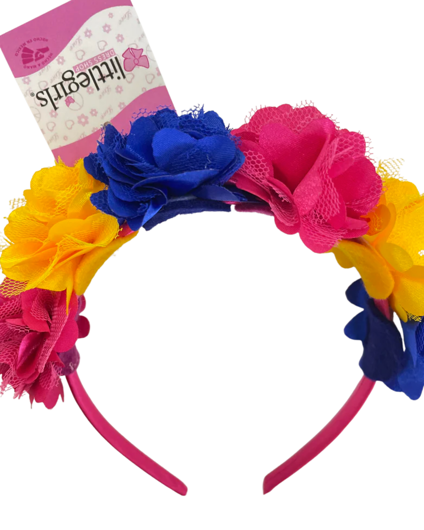 Diadema Flores de Colores Tema Patrio