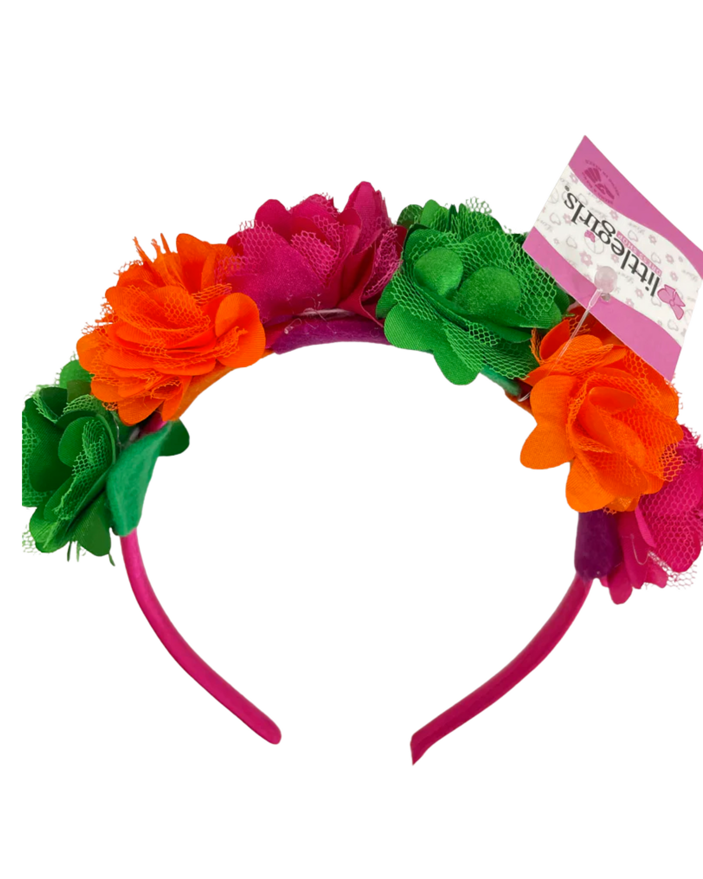 Diadema Flores de Colores Tema Patrio