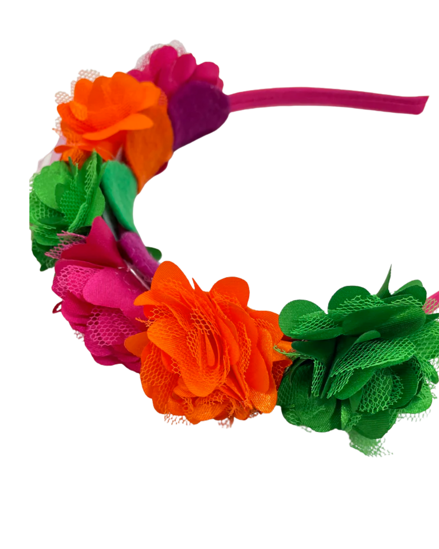 Diadema Flores de Colores Tema Patrio