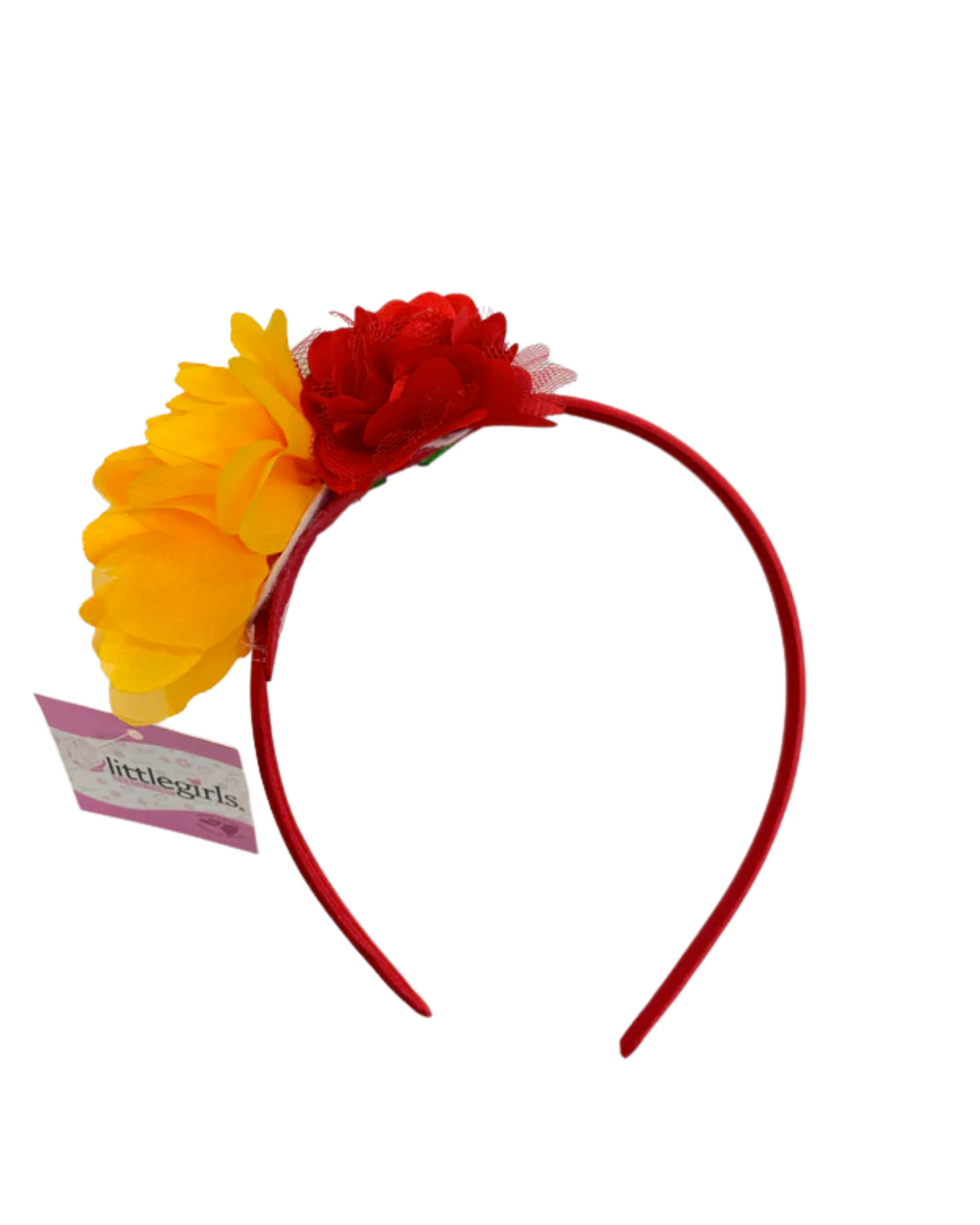 Diadema con 3 Flores Variadas