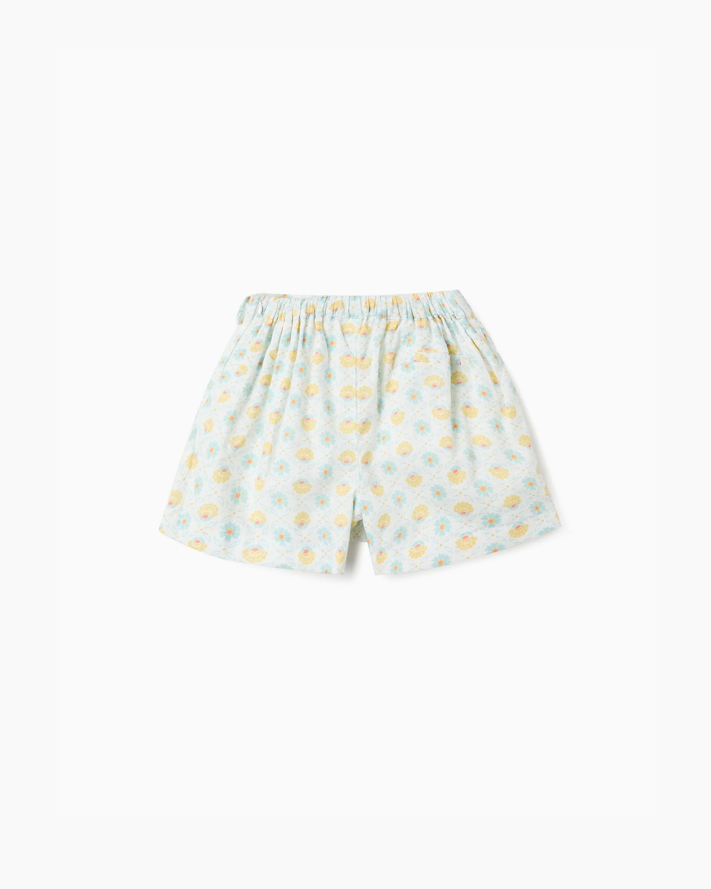 Falda-short de Algodón con Estampado floral para Niña, Multicolor