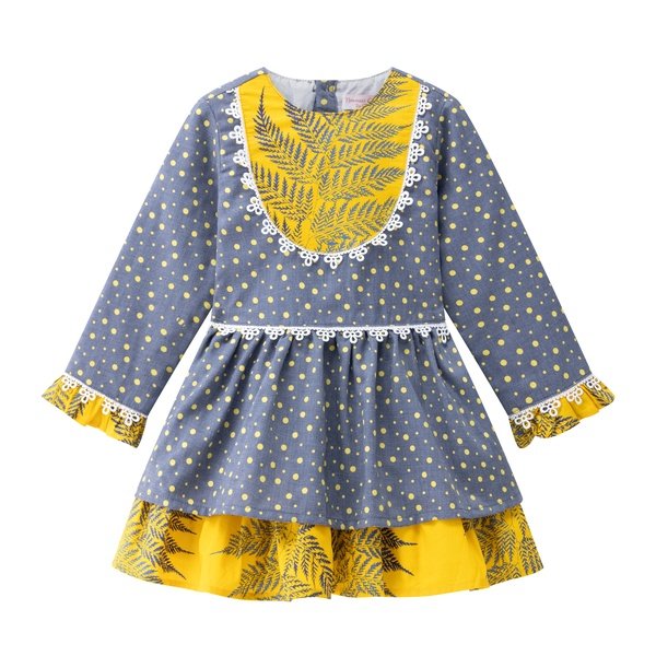 vestido manga larga cuello redondo