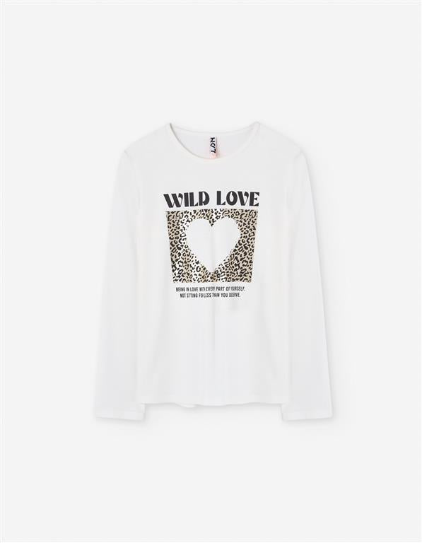 Camiseta manga larga wild love