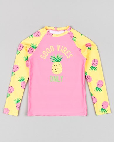 camiseta manga larga con filtro uv, good vibes