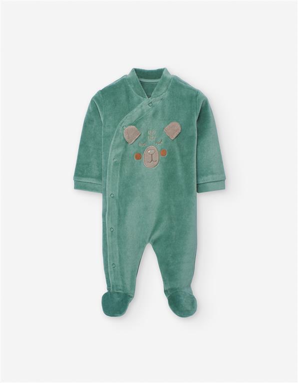 Pelele verde claro para bebe