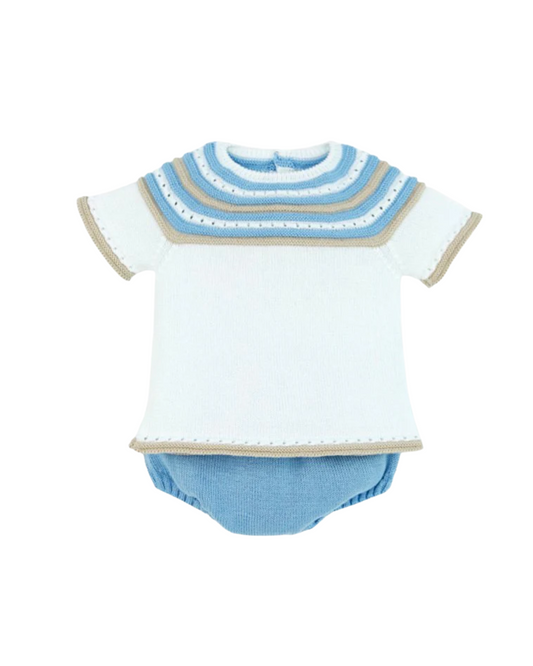 conjunto todo tejido, mac ilusion, bebé