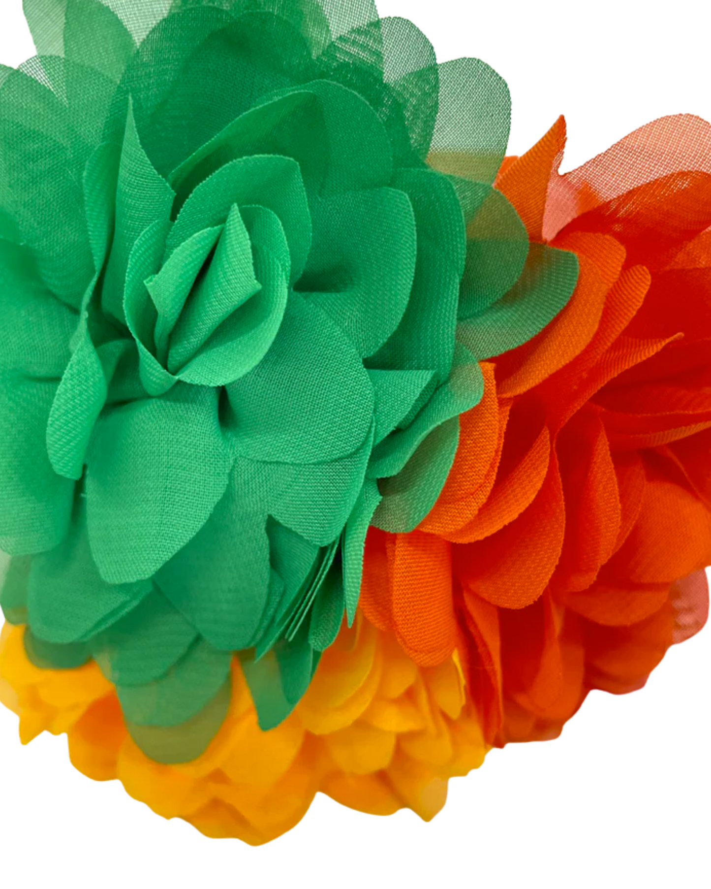 Diadema con 3 Flores Variadas