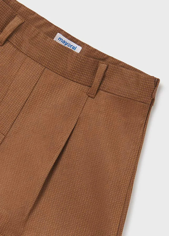 set blusa garbanzo "leopard" short topo mayoral