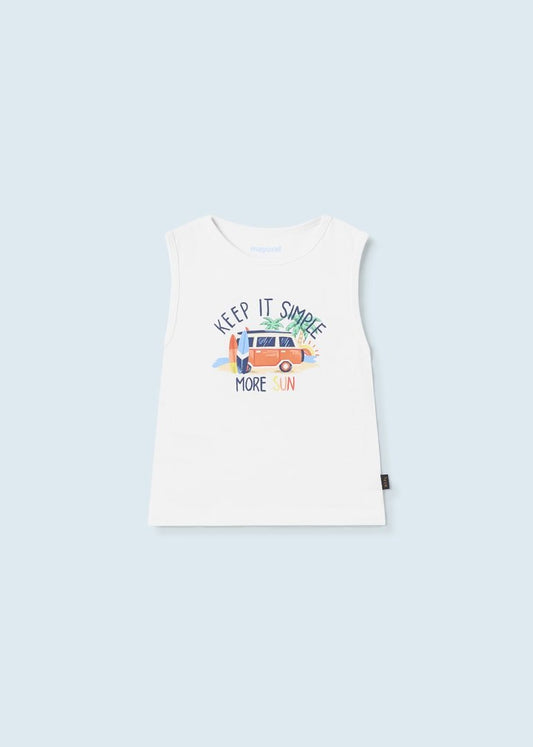 Camiseta sin mangas para bebé