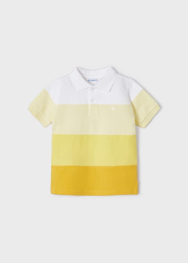 polo a rayas tonos piña