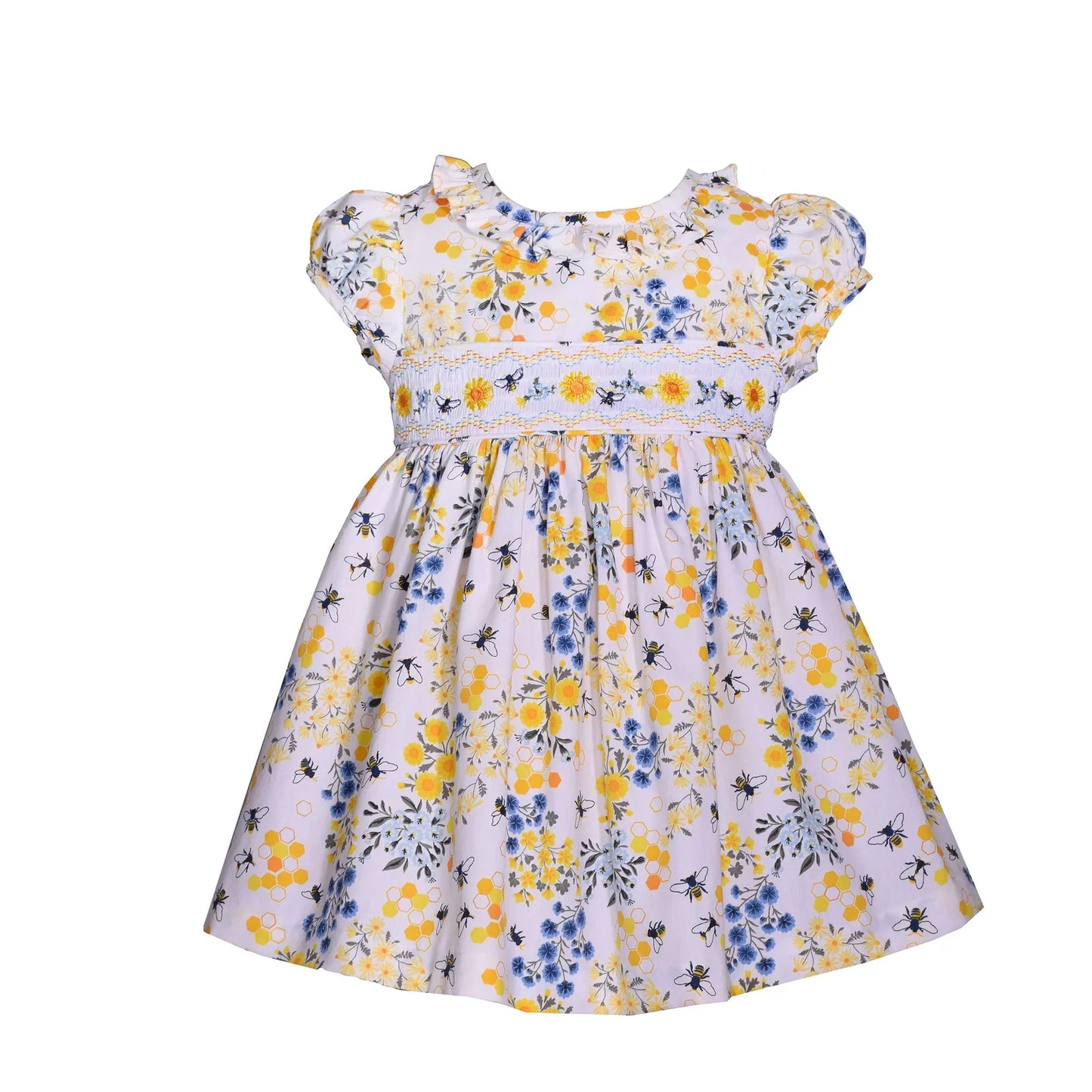 vestido flores amarillas