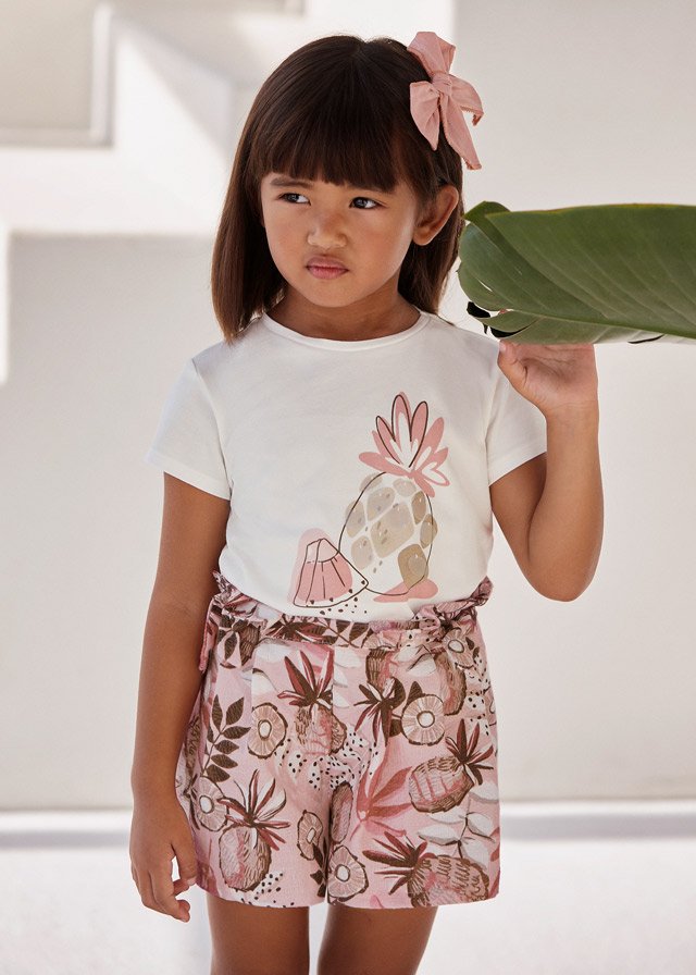 set de short y camiseta de piñas