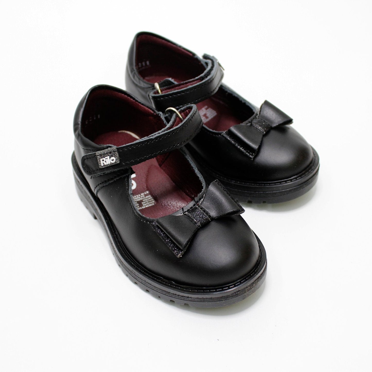 zapato escolar piel color negro