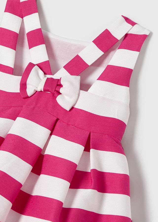 vestido rayas fiusha